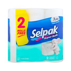Папір туалетний Selpak 7+2 шт - фото