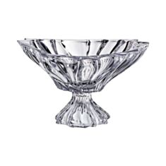 Фруктовниця на ніжці Bohemia Aurum-Crystal Plantica 6KG03/99V44 22 см - фото