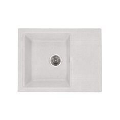 Кухонная мойка Олимпия 04 65*50 см белая - фото