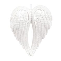 Игрушка на елку Крылья Ангела BonaDi 788-575 15 см белая - фото