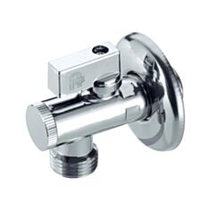 Кран кутовий KFA Armatura 707-010-20 1/2"-3/4" з фільтром - фото