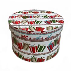 Коробка подарункова Дім Упаковки Новорічна з малюнком 1235014431 35*17,3 см - фото