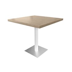 Стіл обідній Метал-Дизайн Тренд 80*80 см вествуд/білий - фото