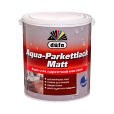 Лак паркетний Dufa Aqua-Parkettlack Matt 2,5 л - фото
