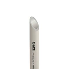 Труба полипропиленовая APC PPR/Al/PPR PN20 армированная алюминием 20 мм 4 м - фото