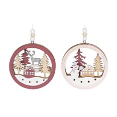 Підвісний декор BonaDi У лісі 785-238 2 дизайни 10 см - фото