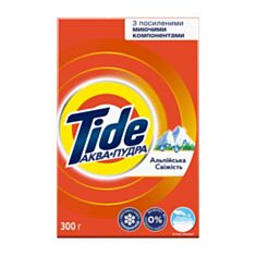 Стиральный порошок TIDE Аква-Пудра Альпийская свежесть 35394 300 г - фото