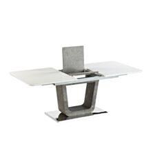 Стіл розкладний металевий Cube білий - фото