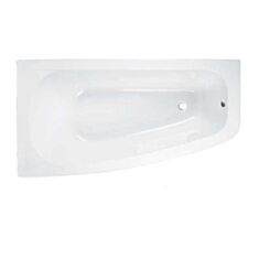 Ванна кутова акрилова ліва Besco Luna 150*80 без ніжок - фото