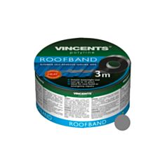 Лента уплотнительная Vincents Polyline Roofband 75 мм 3 м алюминиевая - фото
