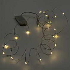 Гірлянда Berger 2101-B-20 Warm 20 LED на батарейках 2 м теплий білий - фото