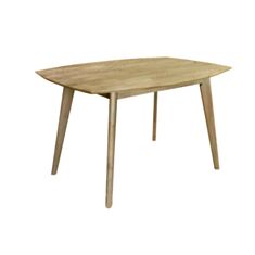 Стіл обідній Skandinave Nordik R 130*80 см запарений дуб - фото