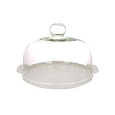 Блюдо фарфоровое BonaDi 938-029 с крышкой 25*22*16 см - фото