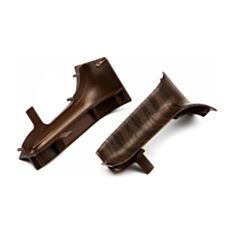 Комплект кутів внутрішніх для плінтуса ТІС 0017-ПЛГВК Палісандр 2 шт - фото