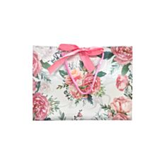 Пакет подарочный Olens Розовое поздравление 102-264 18*24*8,5 см - фото