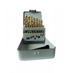 Набір свердел по металу Vulkan 15415 з нітрид-титановим покриттям 1-10 мм 19 шт - фото