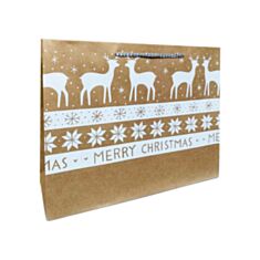 Пакет подарочный Гулливер Новогодние олени 281761 26 см - фото