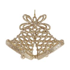 Игрушка на елку Колокольчики BonaDi 788-530 11 см золото - фото