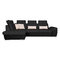 Диван кутовий Роланд чорний - фото