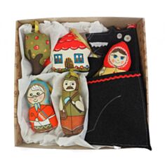 Набор сказка Красная шапочка Koza Dereza 2017000046 6 персонажей - фото