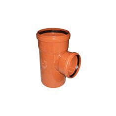 Трійник каналізаційний Євротрубпласт зовнішній 90° 200*160 мм - фото