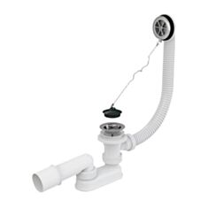 Сифон AlcaPlast A501 для ванны хромированный d 50мм - фото