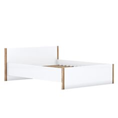 Кровать Davin Z2 дуб каньон/белый глянец - фото