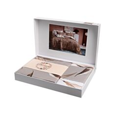 Комплект постільної білизни Soho Lounge Leaves Bronze A130174 200*230 см - фото