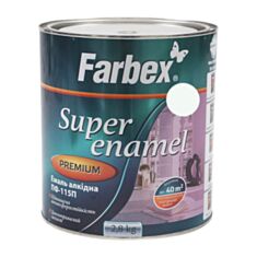 Емаль алкідна Farbex ПФ-115 біла 2,8 кг - фото