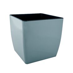 Горщик Алеана Квадро низький 115085 27*27*26 см сизо-блакитний - фото