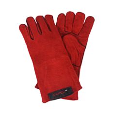 Рукавиці зварювальника Dnipro-M розмір 14 червоні - фото