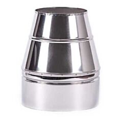 Конус термо Вент-Устрий Ф130/200 нержавейка оцинкованная 1 мм - фото