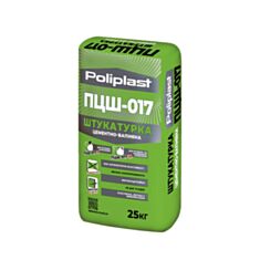 Штукатурка Поліпласт ПЦШ-017 М цементно-вапняна 25 кг - фото