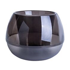 Горшок Алеана Сфера 116008 10 см коричневый/прозрачный - фото