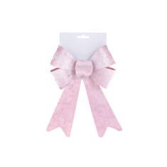 Декор новорічний Бант BonaDi 821-184 рожевий - фото