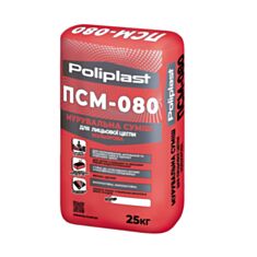 Суміш для кладки та заповнення швів Поліпласт ПСМ-080 25 кг сірий - фото