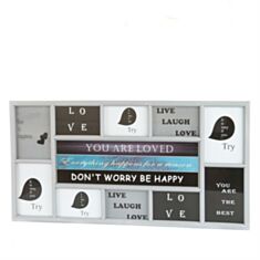 Фотоколаж 10 фото 136I/grey 74х38см - фото