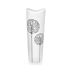 Ваза Eterna 210216 15*15*39 см белая - фото