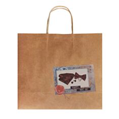 Пакет подарочный Гулливер крафтовый 30 см - фото