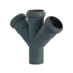 Хрестовина каналізаційна Інстапласт 45° 50*50 мм - фото