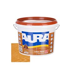 Лазур декоративна Aura Lasur Aqua для захисту деревини тік 2,5 л - фото