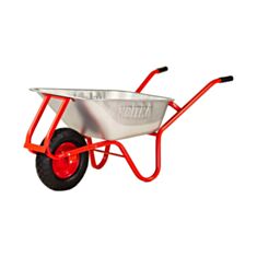 Тачка оцинкована Квітка PRO 110-4101 одноколісна 90 л  - фото