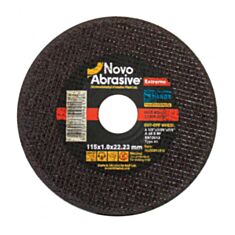 Круг отрезной по металлу NovoAbrasive Extreme41 14А NAECD11510 115*1*22,23 мм - фото