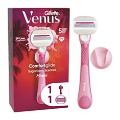 Бритва багаторазова Gillette Venus Comfort Glide Sugar Berry Miami Vibes - фото