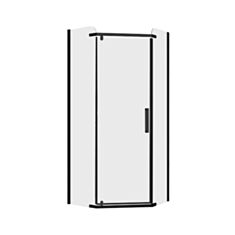 Душова кабіна Aquaform MAIN BLACK 111-09371B пятикутна 90*90*200 см - фото