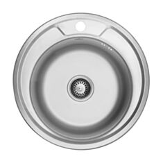 Кухонная мойка Platinum 450 0,6мм 45*45*17 см декор - фото