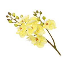 Декоративная ветка орхидея Bona Di 140-002 60 см желтая - фото