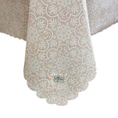 Скатертина водовiдштовхуюча Прованс Simfoni Lace on powder 136*220 см - фото