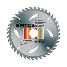 Диск пильный для древесины Spitce 22-939 24T 185*30 мм с адаптером 30/20 - фото