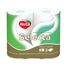 Папір туалетний Ruta Selecta 4 шт - фото